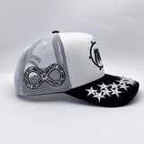 Culture 11:11 Diamond Sude Trucker Hat Multi Colors