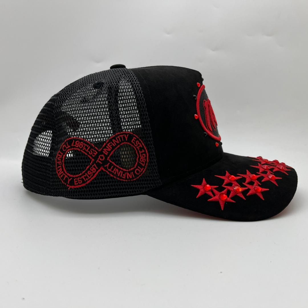 Culture 11:11 Diamond Sude Trucker Hat Multi Colors