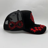 Culture 11:11 Diamond Sude Trucker Hat Multi Colors