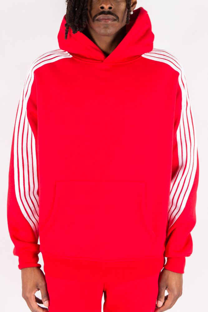 Rebel Minds Fleece Five Bent Stripes Jogger Set