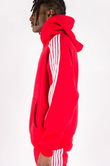 Rebel Minds Fleece Five Bent Stripes Jogger Set