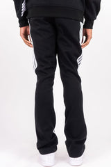 Rebel Minds Fleece Five Bent Stripes Jogger Set