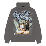 FORTY GLITTER GOD'S PLAN FLEECE HOODIE MULTI COLORS