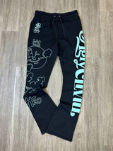 UNDRTD CLTVT BOTANICALS STACKED SWEATPANTS