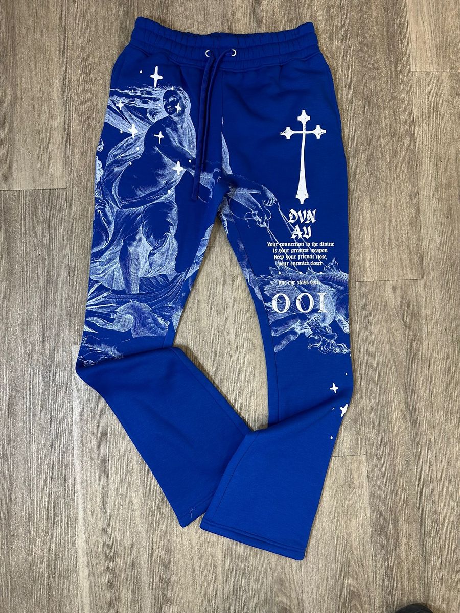 UNDRTD DIVINE AURA STACKED SWEATPANTS MULTI COLORS