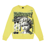 Forty Broken Heart Crewneck Fleece Sweatshirt Multi Colors