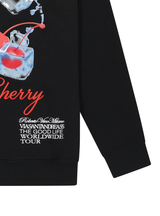 Roberto Vino Milano Fresh Cherry Zip Up Hoodie Black