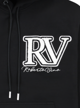 Roberto Vino Milano Big Writing Hoodie Black