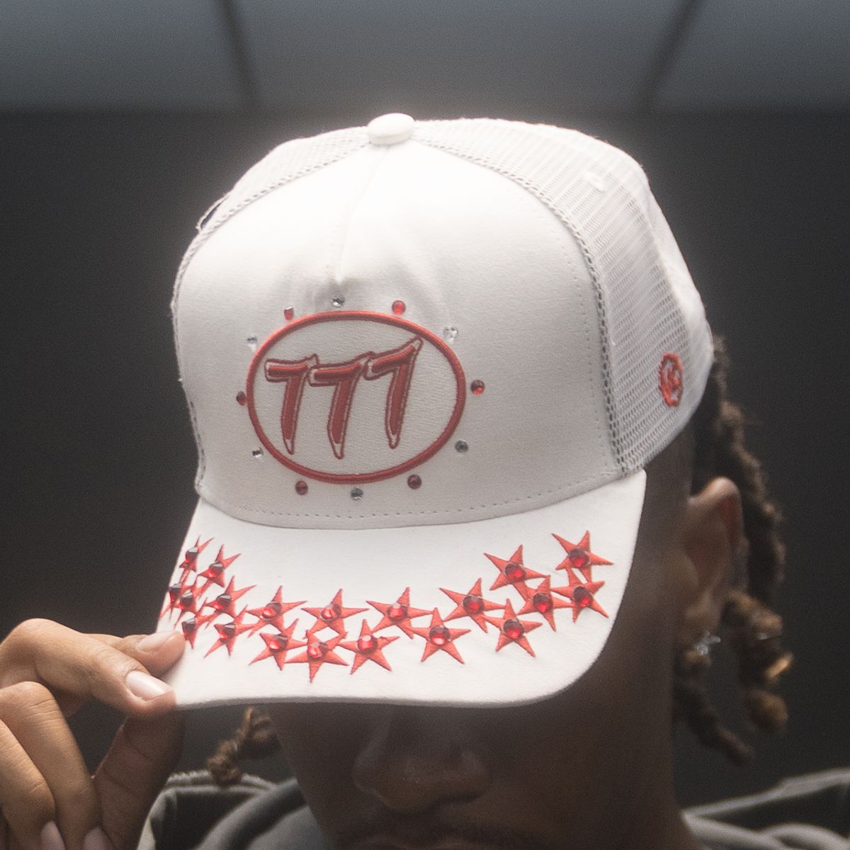 Hudson Diamond 777 Suede Trucker Hat Multi Colors