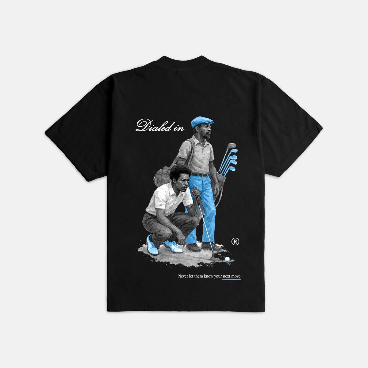 OutRank Dialed In Ultra Heavyweight T-Shirt Matches Carolina Blue 14's