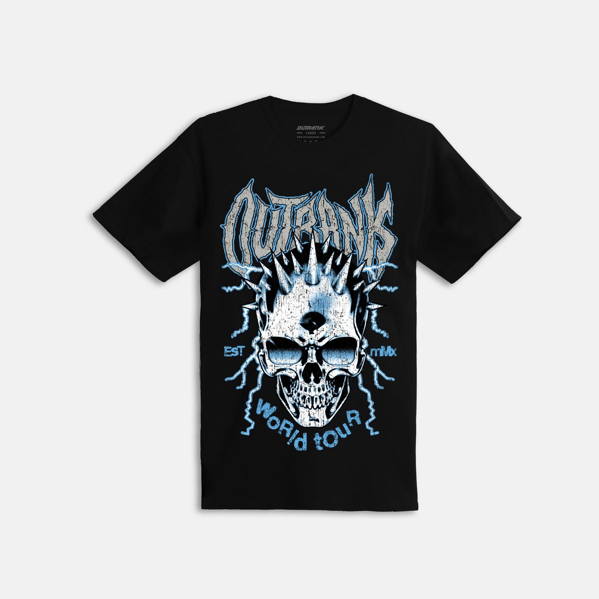 Outrank World Tour T-Shirt Black