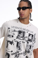 Syndicate Legend Never Die Cropped T-Shirt Multi Colors
