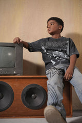 Elite Kids Legacy Washed Heavy Embellished Kids T-Shirt Multi Colors