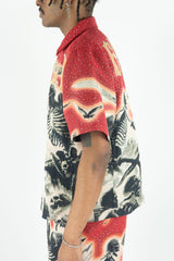 Rebel Minds Eternal Dusk Rhinestone Tapestry Short Set Multi Colors