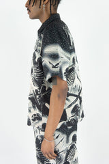 Rebel Minds Eternal Dusk Rhinestone Tapestry Short Set Multi Colors