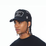 Cult Of Individuality Mesh Back Loyalty is Royalty Trucker Hat Black