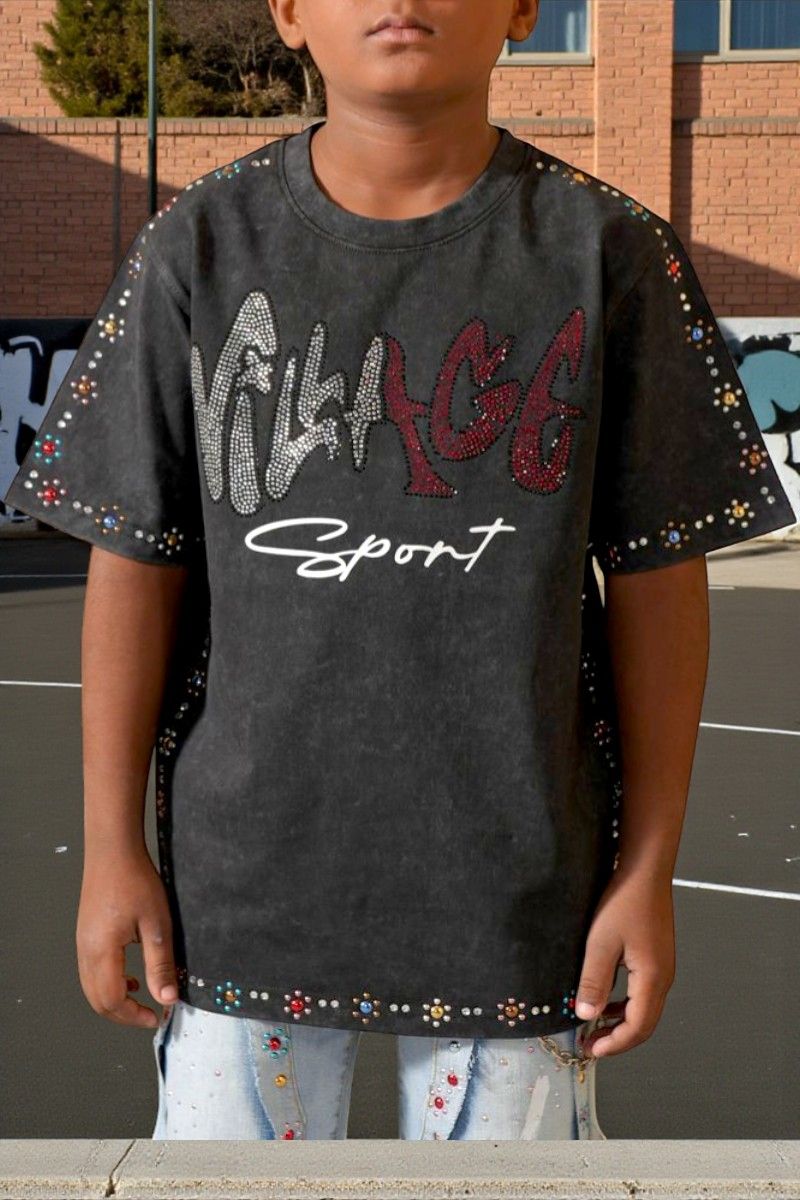 Elite Kids VS Heavy Embellished Kids T-Shirt Multi Colors