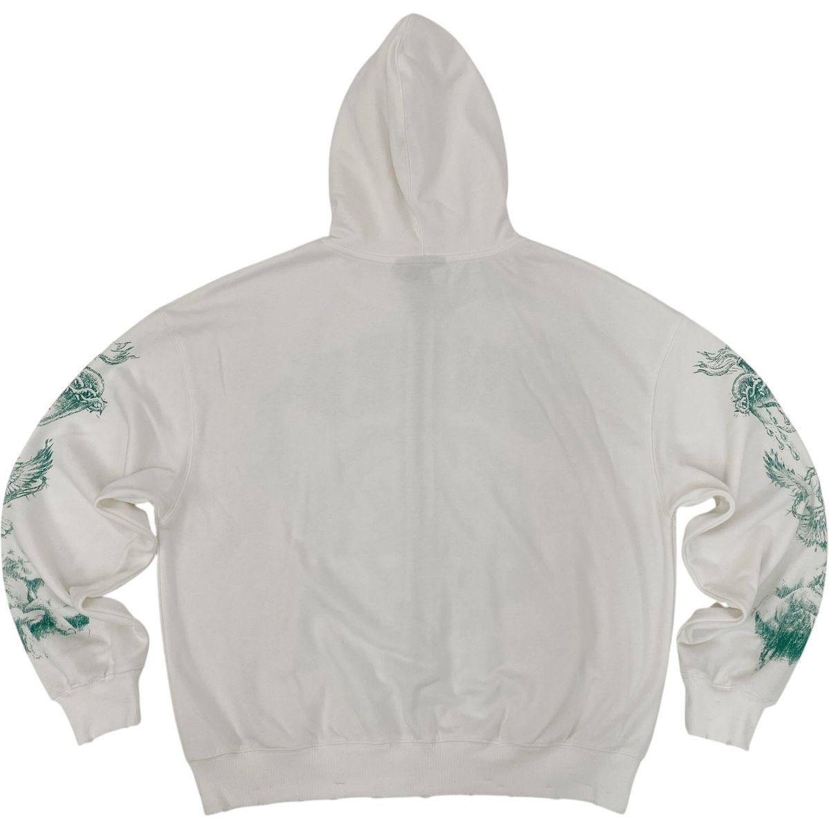 Concept University Hoodie Zip Up - White