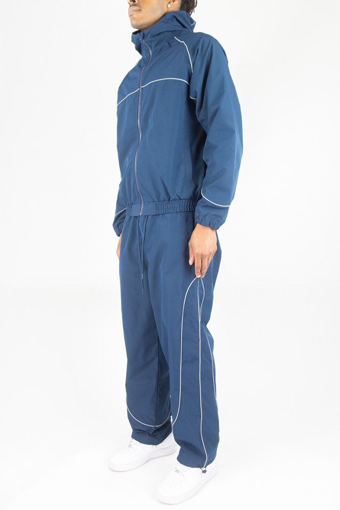 Rebel Minds Piping RipStop Nylon (Pants Only) Jogger Multi Colors