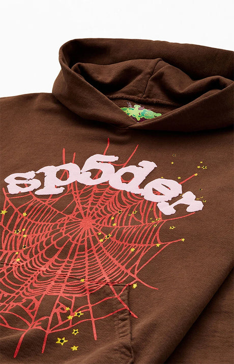Spider - Hoodie - Brown