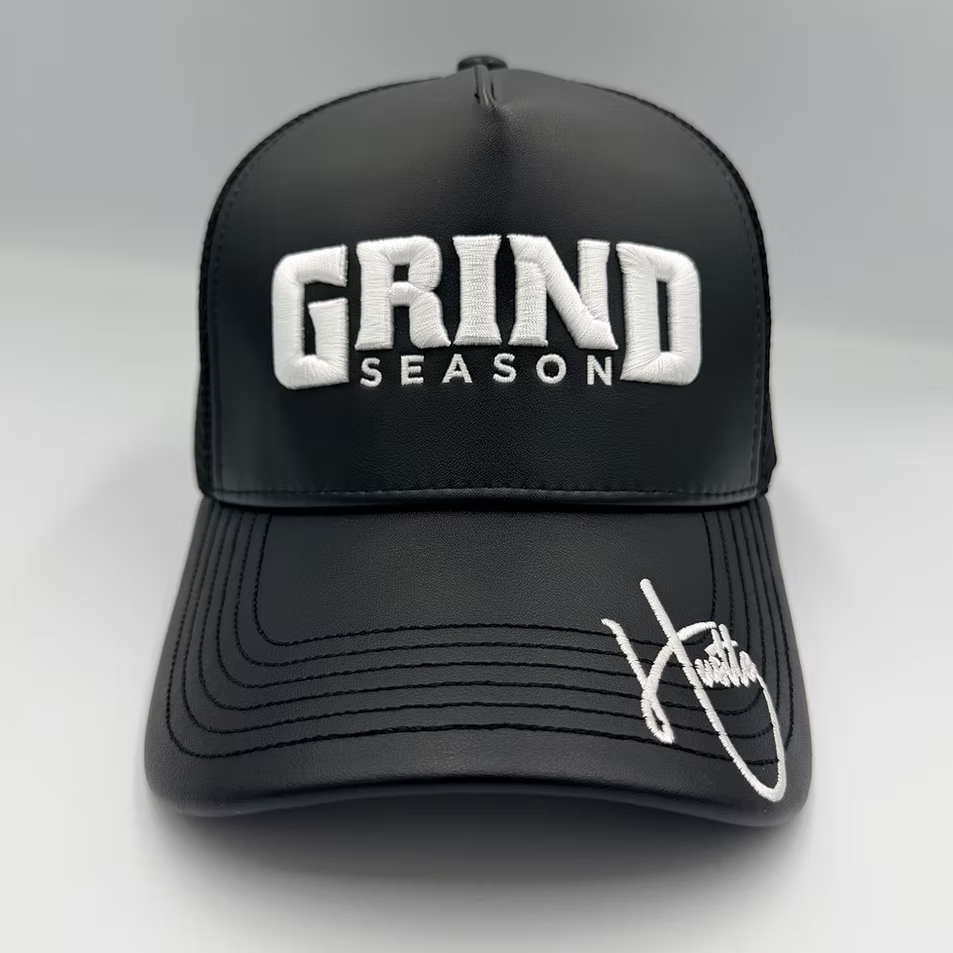 Grind Season Leather Trucker Hat Multi Colors