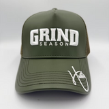 Grind Season Leather Trucker Hat Multi Colors
