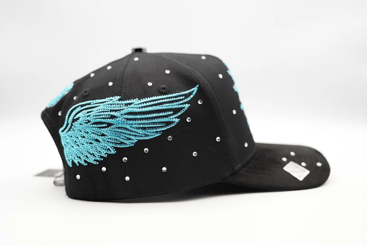 Big Boss Angel Rhinestone Crystal Black