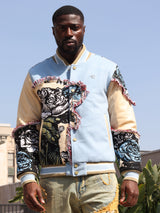 Frost Original F1034 Cashay Varsity Jacket - Blue