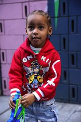 Makobi B4250 KIDS Vibe Hoody - Red