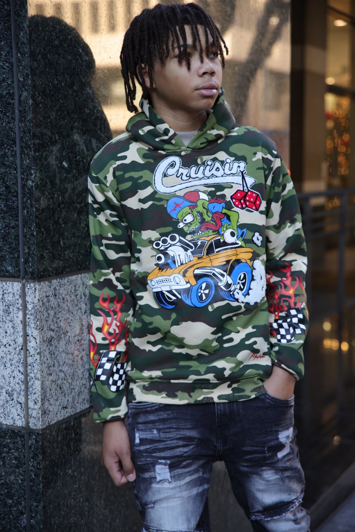 Makobi B4200 KIDS Cruisin' Hoody - Camo