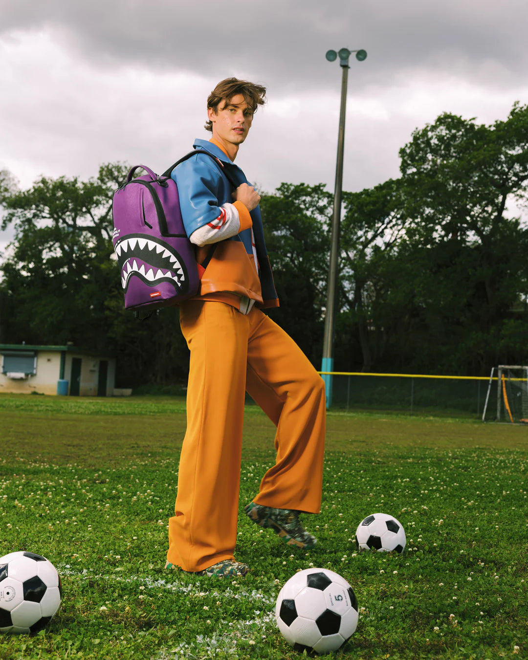 SprayGround Central Bubbly Purple  Dlxsv Backpack