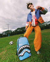 SprayGround Shark Central Bubbly Blue Dlxsv Backpack