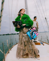 SprayGround Shark Central Cotton Candy Tote