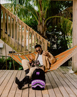 SprayGround Shark Central Light Purple Dlxs Backpack