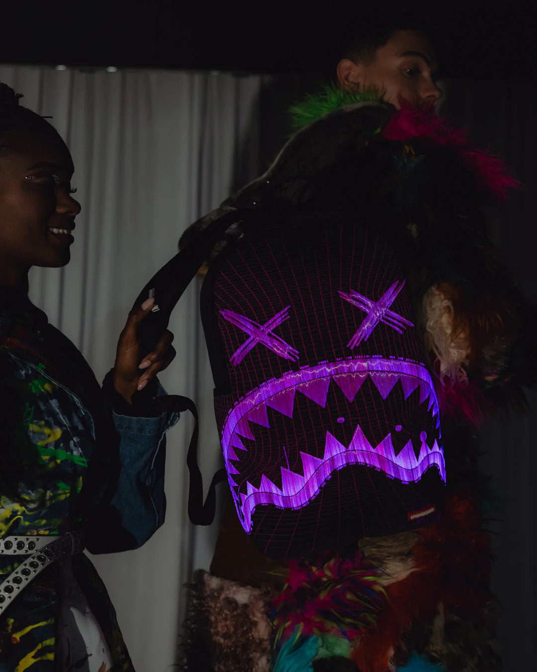 SprayGround VaporWave Fiber Optic Backpack