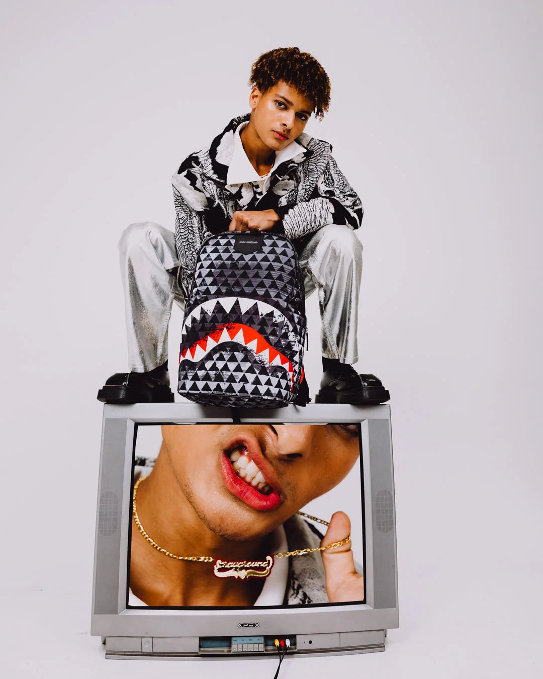 SprayGround Kahuku Niho Mano Dlxsv Backpack