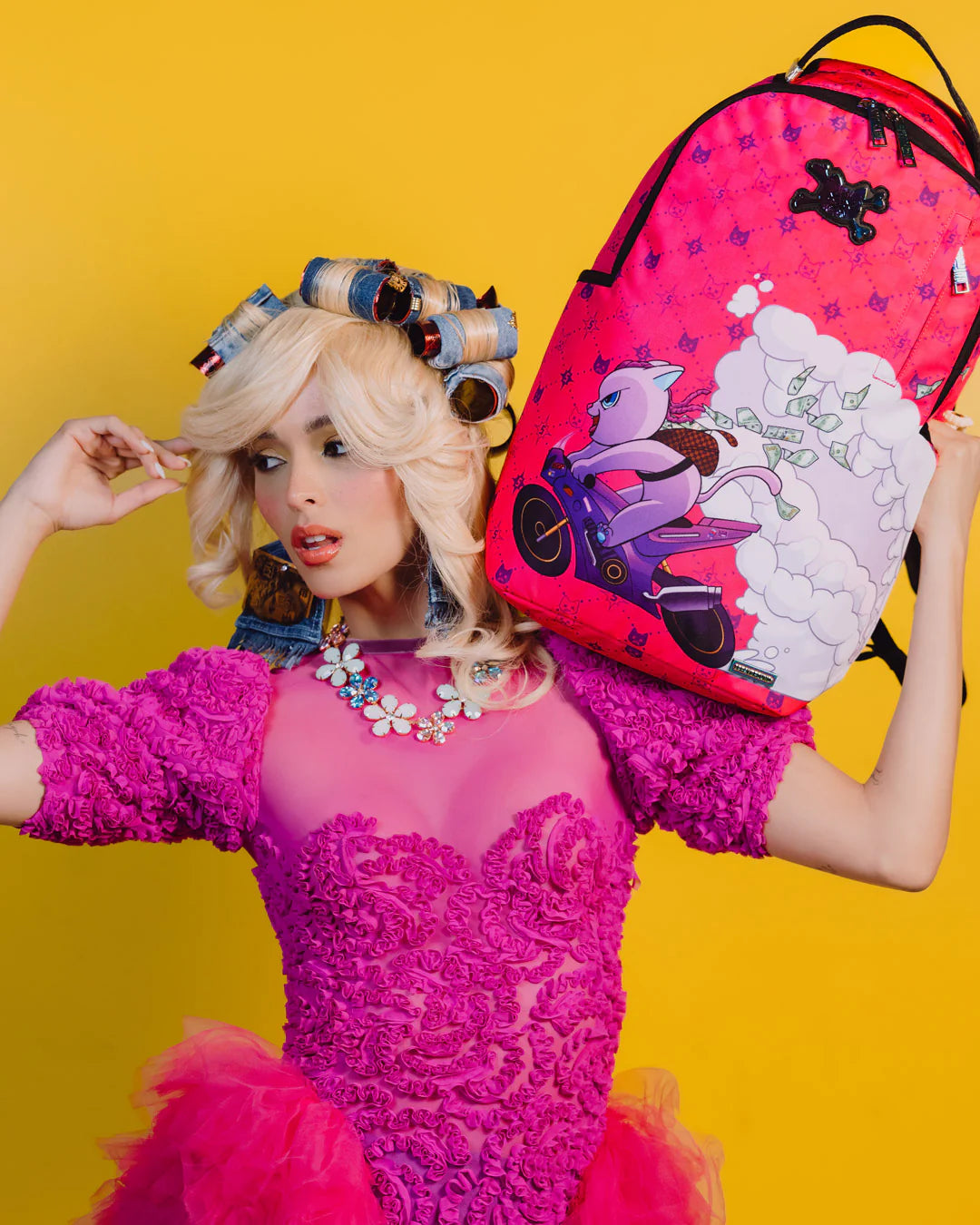 SprayGround Kitty Cash Backpack