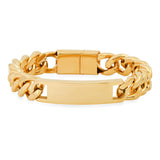 Deluxe Cuban Link Chain ID Bracelet