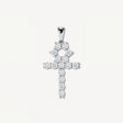 ICE KART CLASSIC ANKH PENDANT WHITE GOLD