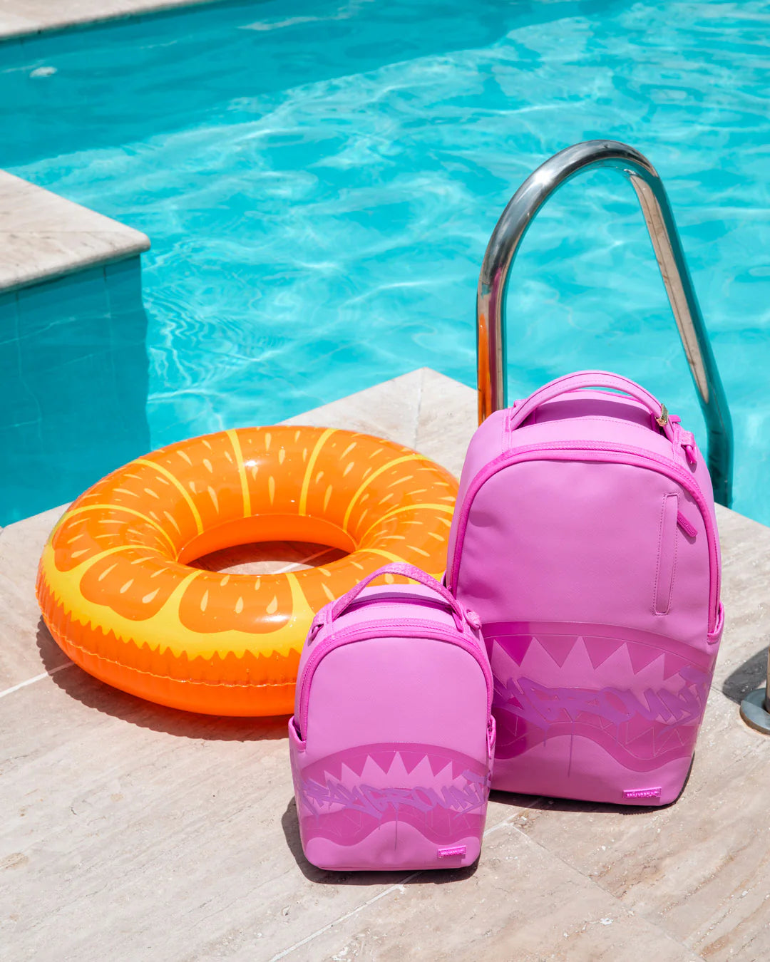 SprayGround Pink Ghost Drip Dlxsv Backpack