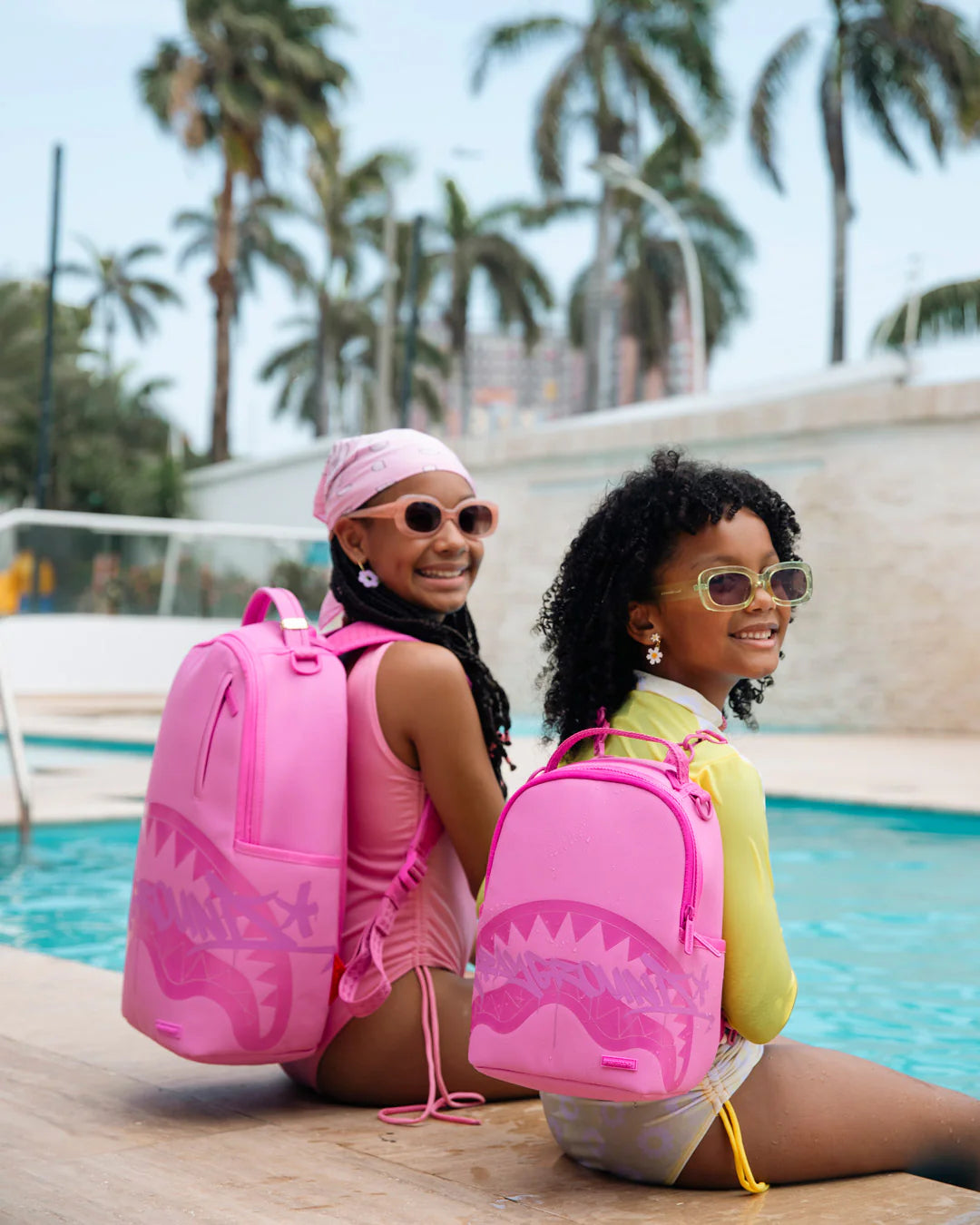 SprayGround Pink Ghost Drip Dlxsv Backpack