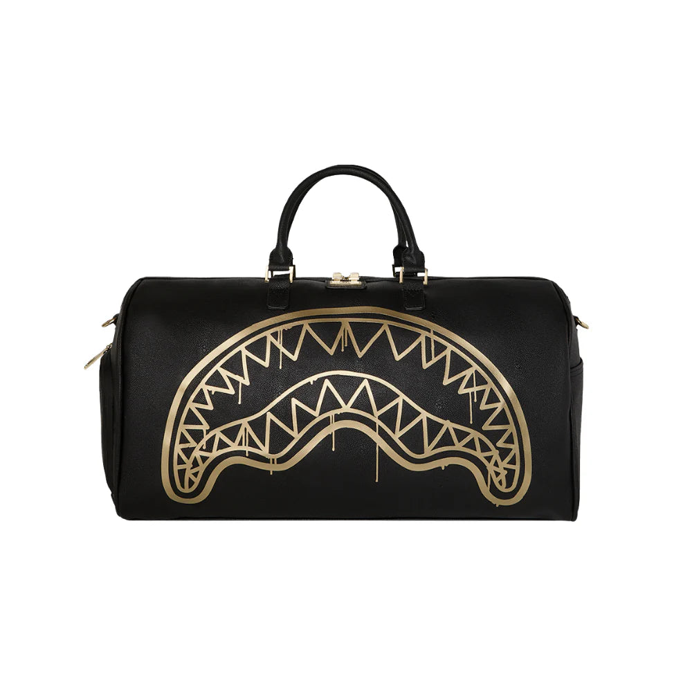 Sprayground Gold Drap Duffle