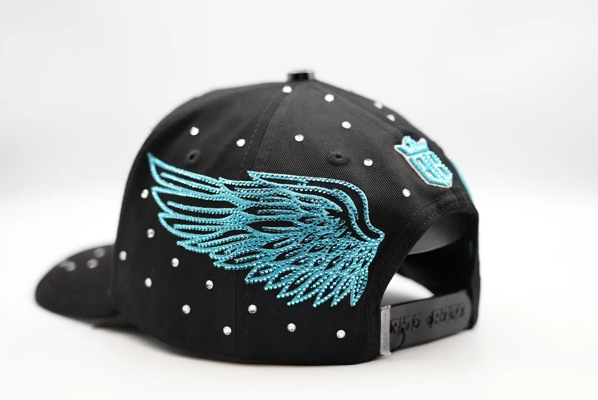 Big Boss Angel Rhinestone Crystal Black