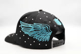 Big Boss Angel Rhinestone Crystal Black