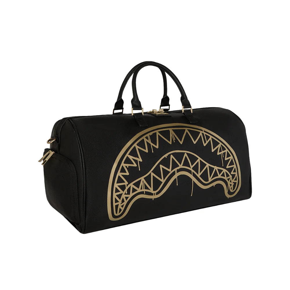 Sprayground Gold Drap Duffle