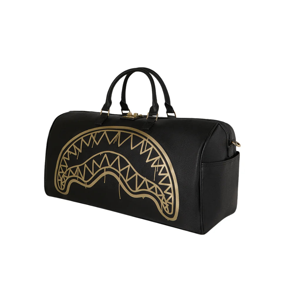 Sprayground Gold Drap Duffle