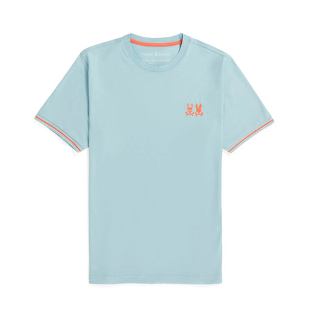 Psycho Bunny - T-Shirt - Twin Logo - Sea Foam