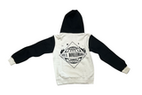 DNA World Wild Hoodie - Denim Hands - White / Black