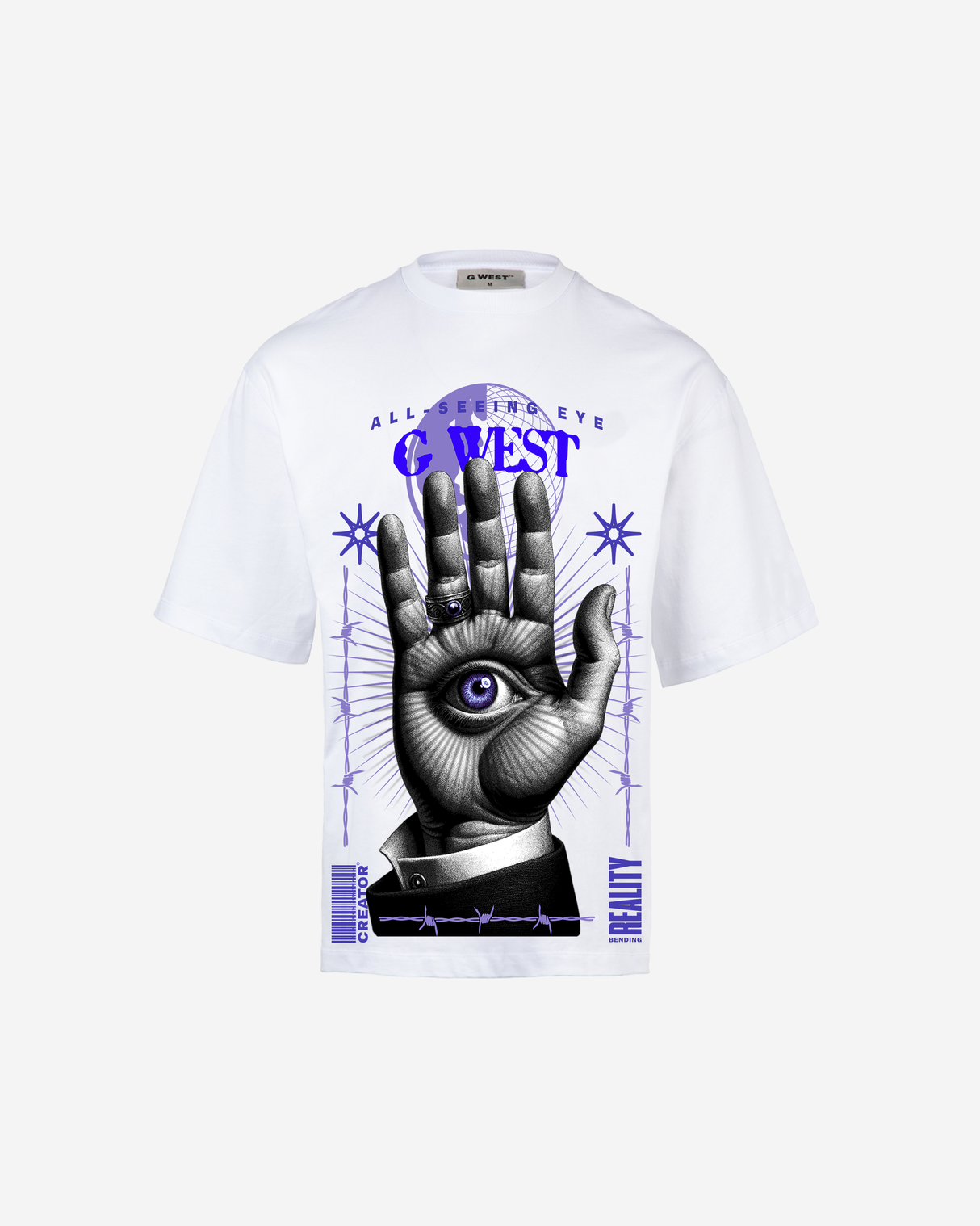 G-WEST ALL SEEING EYE OVERSIZED TEE