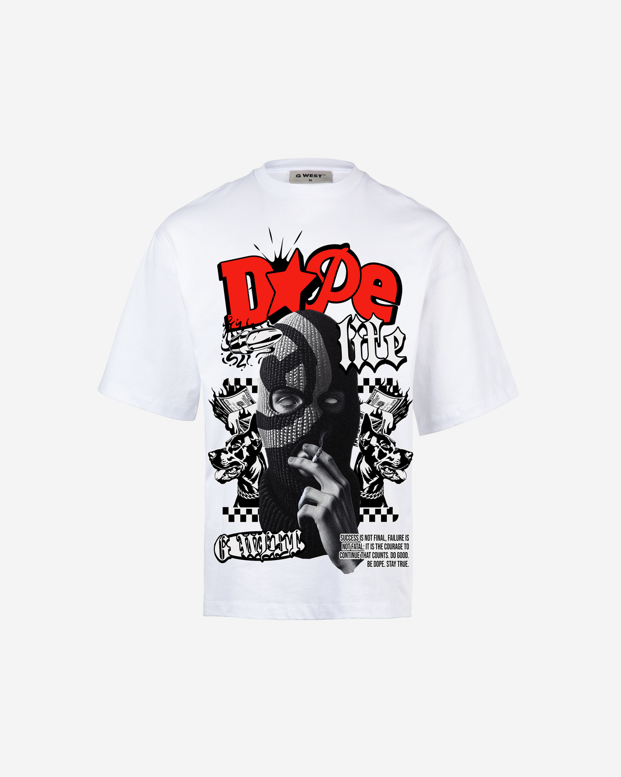 G-WEST DOPE LIFE OVERSIZED TEE